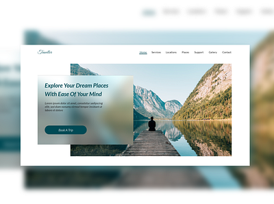 Travel Website Design design travel travel agency ui ux web website website design