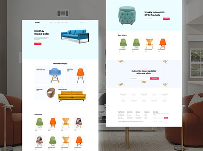 Business Website Design branding business design house sofa startup business ui ux web website website design