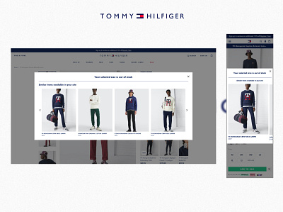 Popup for similar items branding design ui ux web website website design