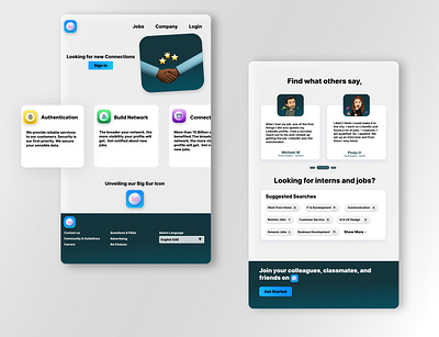 Linkedin Redesign Concept beginner bigsuricon design dribbble redesign redesigned shadows suricon