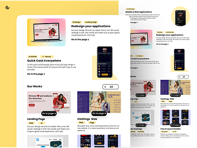 Portfolio Concept ❤🚀 blog blogdesign portfolio portfolio page portfolio site uidesign uiux uiuxdesign web webapp webdesign yellow