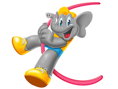 Malaco Snöre redesign character cloetta elefant giorgio cantù illustrator malaco mascot swedish