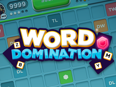 WordDomination I Logo Design logo design mobile game