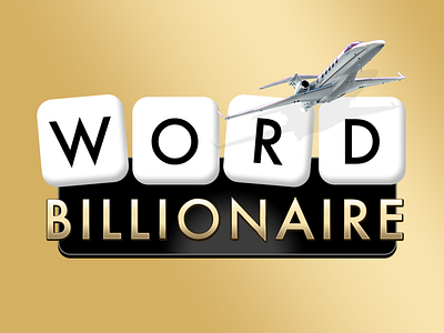 Word Billionaire I Logo design logo design mobile game