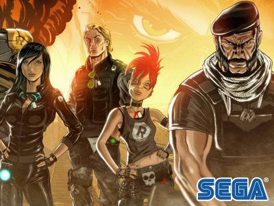 SEGA's Renegade OPS book character design comic comics illustration renegade ops sega video game