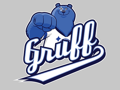 Gruff: Leksands IF Mascot bear character design hockey logo mascot