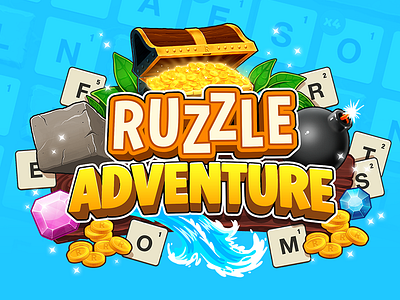 Ruzzle Adventures Logo