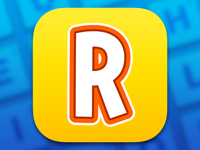 Ruzzle: App icon app design game app icon ruzzle