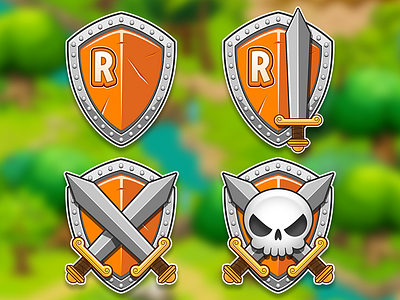 Ruzzle Adventure: Level Icons app game icon ruzzle shield skull sword