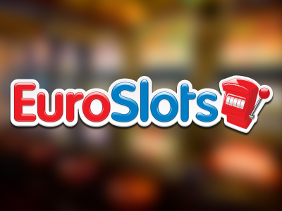 Euroslots Logo / Variant design glossy logo slot machine