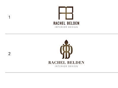 First round Belden logo branding identity interior design logo