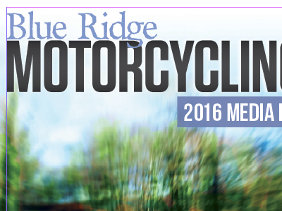 Blue Ridge Motorcycling design publication