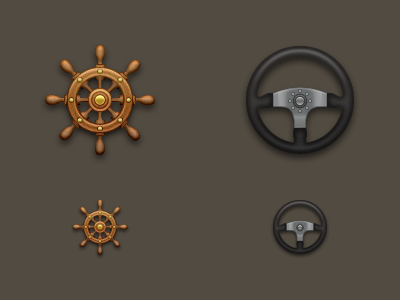 Steering Wheel icon iphone