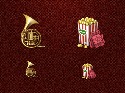 Music and Movie icon iphone movie music