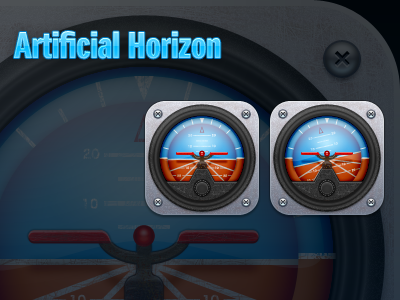 Artificial Horizon icon iphone wip