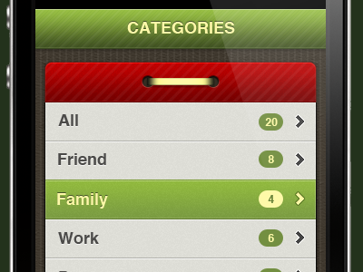 Happy Days UI apps happy days iphone ui wip