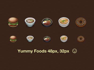 Yummy Foods 32px 48px food icon yummy