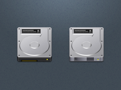 Hard Disk Drive 128px hdd icon square wip