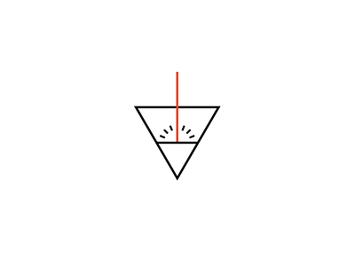 Cut By Beam branding icon illustration laser logo