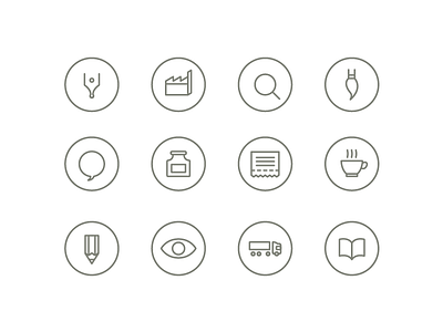 TJ Ink Icons branding icons illustration