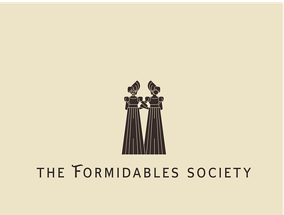 The Formidable Society caleb faires design design illustration jane austen literary logo logo