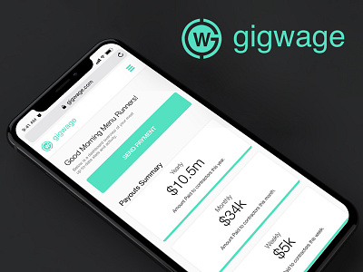 Gig Wage Responsive Web Experience ( Buiseness )