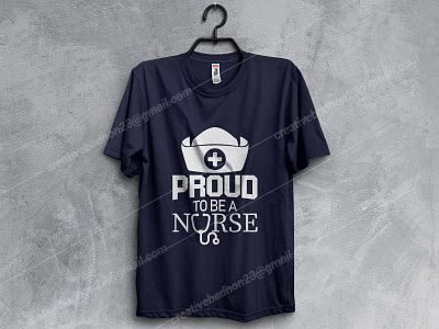 proud to be a nurse t shirt design