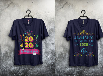 Happy New Year 1 branding cover t shirt graphicdesign t shirt t shirt cover trendy t shirt design tshirt tshirtdesign tshirts typography