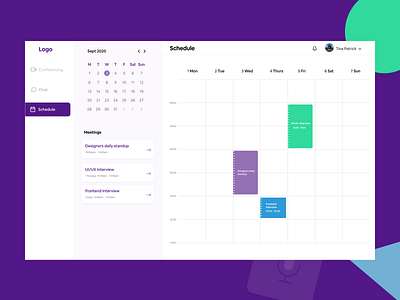 Schedule calender schedule timetable web app