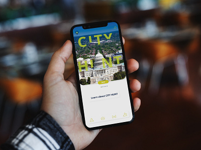 City Hunt app design. app app design illustraion logo ui ux