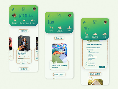 Root Fest app design