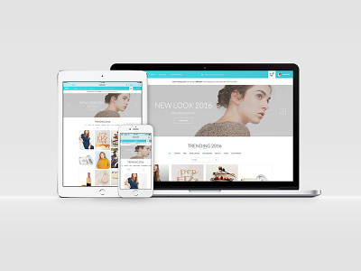 Responsive Curated Fashion Website (Concept)