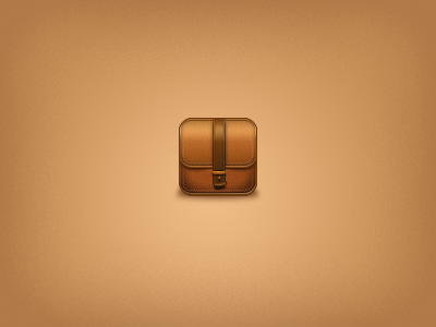 Folio Case iPad Icon app brown icon ipad iphone leather mobile