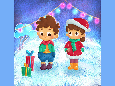 Winter fairy tale 2022 children book children illustration christmas design illustration
