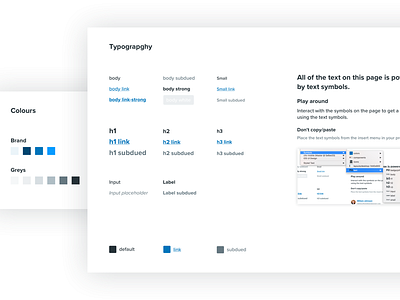 Foundations sketch styleguide symbols type typography ui