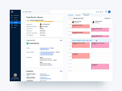 CRM - Schedule an appointment