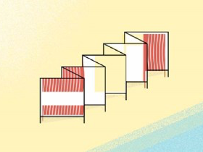 Polish beach flat illustration illustrator