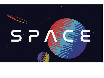 NASA Space design illustration illustrator