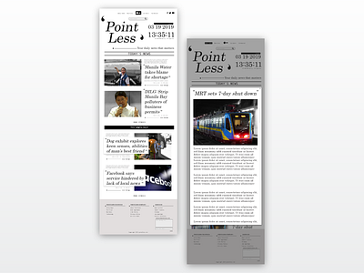 Newspaper Mobile App design mobile ui ux