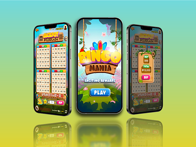Bingo - Mobile App design illustration mobile ui ux
