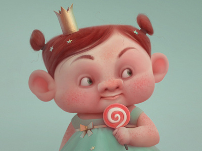 princess animation baydakov aleksey cartoon character concept princess