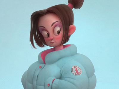 girl advertising animation baydakov cartoon character fashion girl