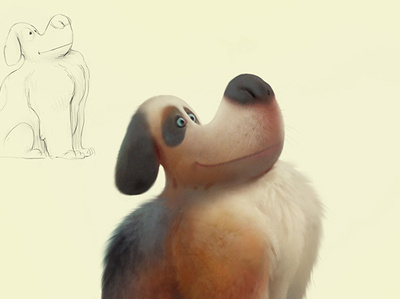 dog animals animation baydakov aleksey cartoon dog