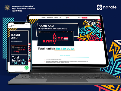 Kemenparekraf - Karya Musik Anak Komunitas (KAMU AKU) Website kemenparekraf ui ux web design