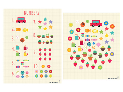 Charts for Children: Numbers children book illustration childrens book childrens illustration colorful design digital art graphic design illustration illustration art objects print print design teacher