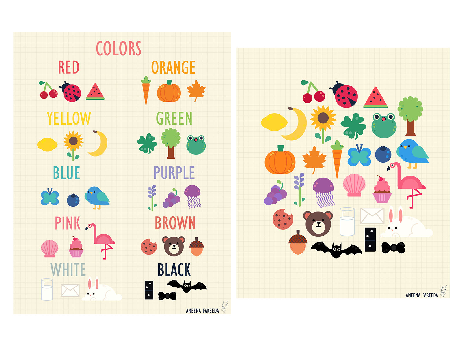 Charts for Children: Colors by Ameena Fareeda on Dribbble