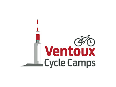 Ventoux Cycle Camps logo bike cycle logo ventoux