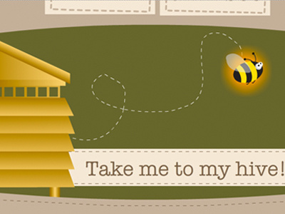 Bees flash game graphics