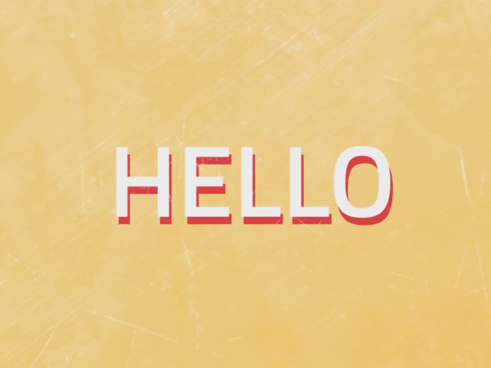 Helloooo! animation gif graphic hello illustration lettering text