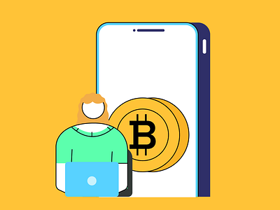 Crypto Trading app character crypto crypto currency design fintech graphic illustration mobile nft purchase purchasing sell selling trading ui vector